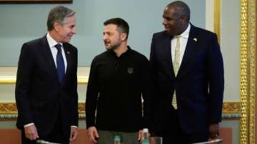 US Secretary of State Antony Blinken and Britain's Foreign Secretary David Lammy meet with Ukraine’s