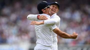 Alastair Cook and Joe Root.