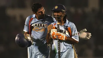 Yuvraj Singh and MS Dhoni.