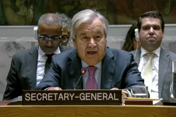  UN Chief Antonio Guterres