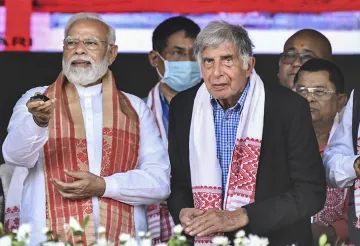 PM Modi with Ratan Tata