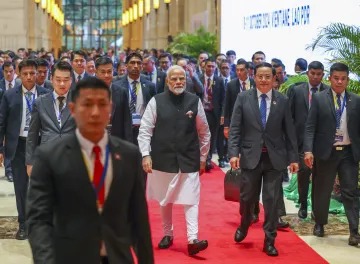  Minister Narendra Modi at the ASEAN Summit in Vientiane