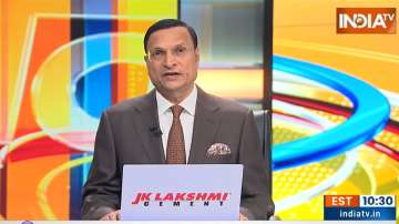 Aaj Ki Baat with Rajat Sharma. 