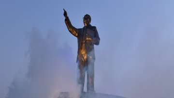 Uttar Pradesh news, Ambedkar statue vandalised, Ambedkar statue vandalised in Sultanpur district, Am