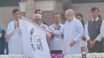 Home Minister Amit Shah flags off 'Run for Unity' in Delhi