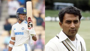 Yashasvi Jaiswal and Sunil Gavaskar.