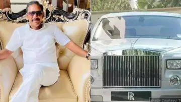 Yusuf Shariff and the Rolls-Royce Phantom of Amitabh Bachchan, which was acquired by Yusuf Shariff's firm, Umrah Developers.