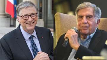 (From left to right) Bill Gates and Ratan Tata