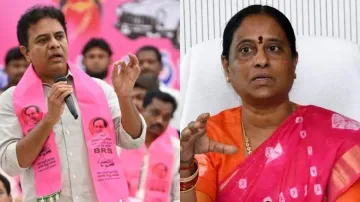 KT Rama Rao and Konda Surekha