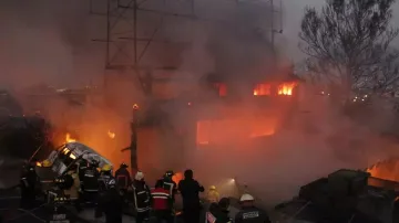 Fire at a plant (File)