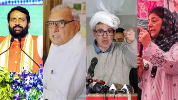 Haryana Chief Minister Nayab Singh Saini, Congress leader Bhupinder Singh Hooda, former Jammu and Kashmir CM Omar Abdullah and PDP chief Mehbooba Mufti