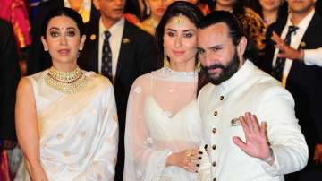 Kareena Kapoor, Karisma and Saif Ali Khan