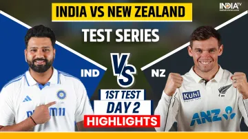 IND vs NZ 1st Test, Day 2 Highlights