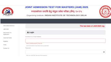 IIT JAM 2025 registration last date