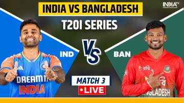 IND vs BAN, 3rd T20I Live Score and Match Updates