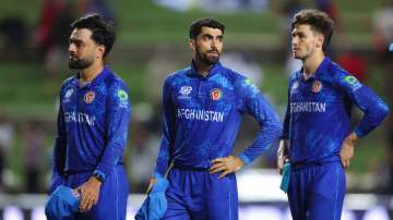 Afghanistan cricket team players.