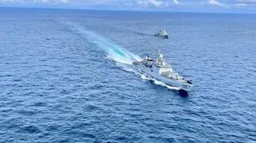 INSTrikand & Dornier MPA, participated in the #Indo-#Oman bilateral naval exercise NaseemAlBahr with the Royal Navy of Oman Vessel Al Seeb off Goa, 13 - 18 Oct 24.  