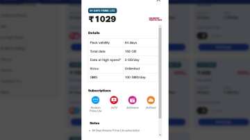 Jio updated Rs 1,029 recharge plan