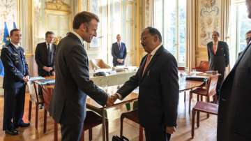 NSA Ajit Doval meets Emmanuel Macron