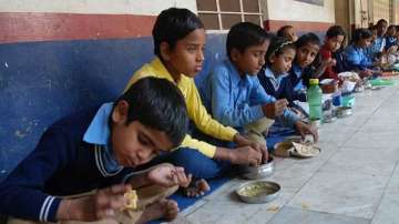 children hospitalised after eating mid-day meal