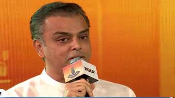 Milind Deora at India TV Chunav Manch. 