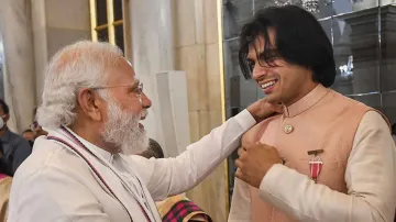 PM Modi writes heartfelt letter to Neeraj Chopra's mother.