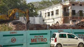 Patna metro tunnel construction 