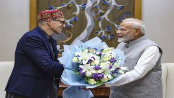 Jammu Kashmir CM Omar Abdullah meets PM Modi, Omar Abdullah meets PM narendra Modi in Delhi, abdulla