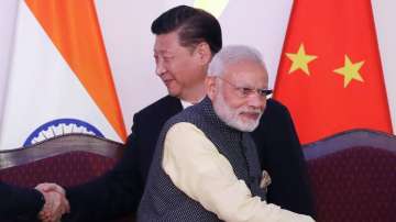 Modi with Xi Jinping