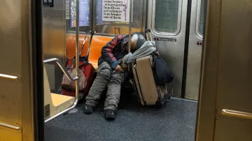 New York Subway train stabbing