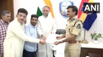 Telangana, Asaduddin Owaisi, Prophet Muhammad, Owaisi meets police commissioner, Hyderabad police