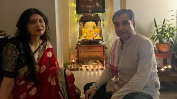 Pankaj Tripathi and his wife Mridula