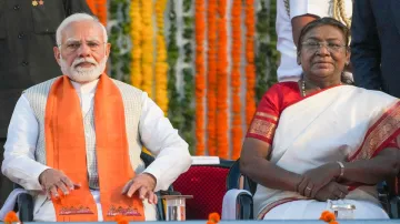 President Droupadi Murmu and Prime Minister Narendra Modi