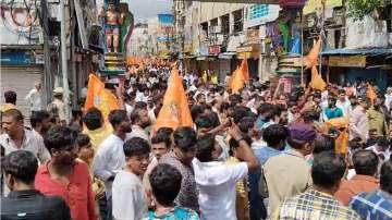 Police resort to lathi charge on protestors at Shri Muthyalamma Devi Temple in Hyderabad