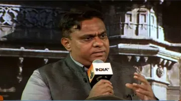 Rais Shaikh at India TV Chunav Manch. 