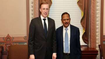 US National Security Advisor Jake Sullivan with NSA Ajit Doval