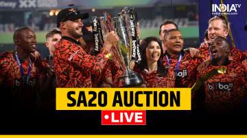 SA20 Auction live updates.