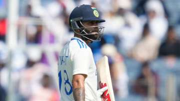 Virat Kohli hasn't been in great form for India in the ongoing home Test season 