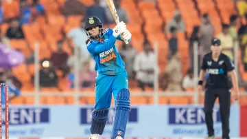 Radha Yadav during her 48-run knock