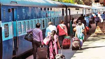 Footfall increases at railway stations during the festival season (File pic)