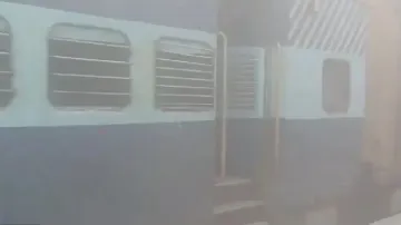 The affected coach was filled by the smoke