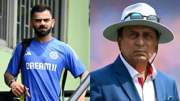 Virat Kohli and Sunil Gavaskar. 