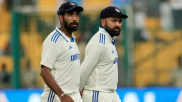 Rohit Sharma and Jasprit Bumrah.