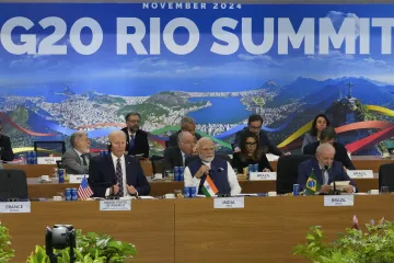 Brazilian President Luiz Inacio Lula da Silva in Rio de Janeiro and other world leaders at G20 Clima