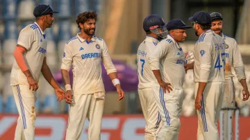 R Ashwin and Ravindra Jadeja combined to take seven wickets as New Zealand are one away from being dismissed