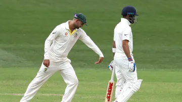 Nathan Lyon has had famous battles with Virat Kohli in Test cricket