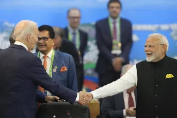 Prime Minister Narendra Modi with President Joe Biden at G20 Summit