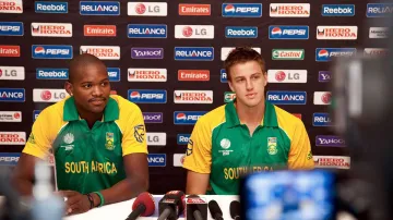 Lonwabo Tsotsobe and Morne Morkel.