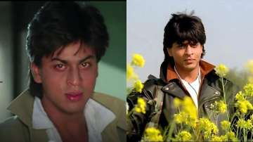 Shah Rukh Khan in Darr and DDLJ