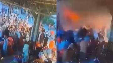 A video is being widely shared on social media platforms which captured the explosion at the crowded railway station in Pakistan today morning.